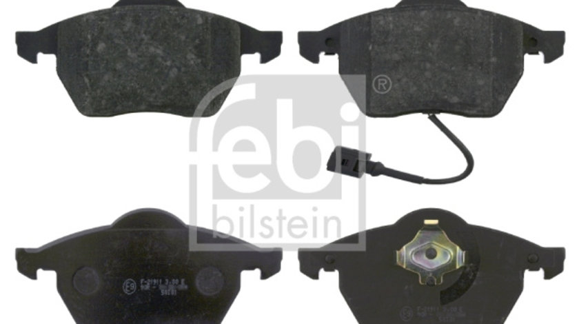 Set placute frana,frana disc punte fata (16334 FEBI BILSTEIN) AUDI,SEAT,SKODA,VW,VW (FAW),VW (SVW)