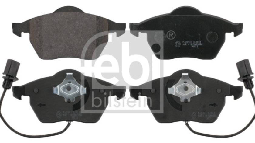 Set placute frana,frana disc punte fata (16447 FEBI BILSTEIN) AUDI,AUDI (FAW),SEAT,SKODA,VW,VW (SVW)