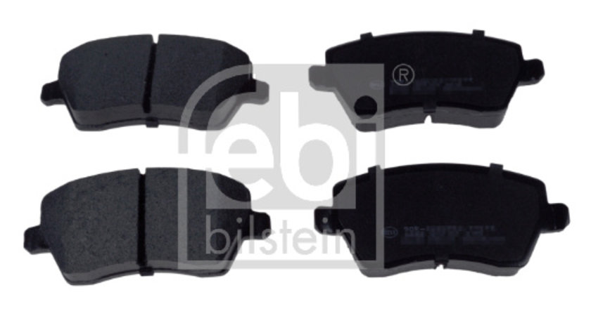 Set placute frana,frana disc punte fata (16523 FEBI BILSTEIN) DACIA,MERCEDES-BENZ,NISSAN,RENAULT