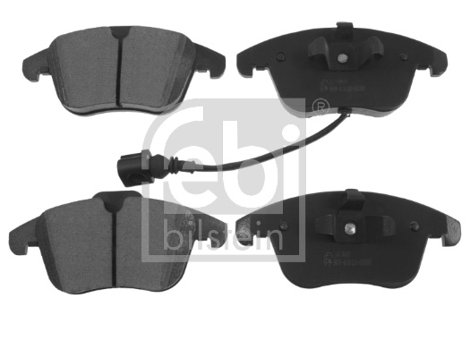 Set placute frana,frana disc punte fata (16760 FEBI BILSTEIN) AUDI,SEAT,VW
