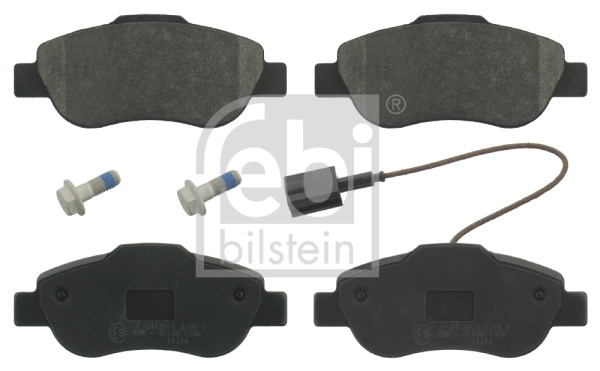 Set placute frana,frana disc punte fata (16841 FEBI BILSTEIN) FIAT,FORD