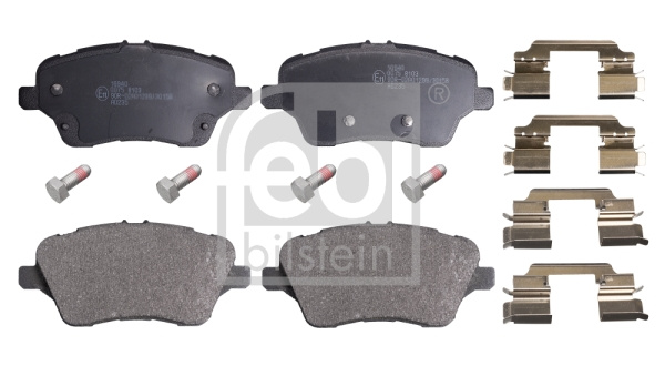 Set placute frana,frana disc punte fata (16940 FEBI BILSTEIN) FORD