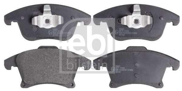 Set placute frana,frana disc punte fata (16941 FEBI BILSTEIN) FORD