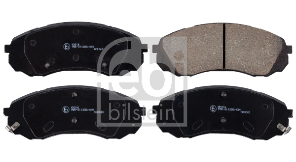 Set placute frana,frana disc punte fata (170293 FEBI BILSTEIN) HYUNDAI,KIA