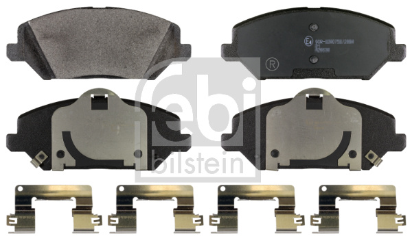 Set placute frana,frana disc punte fata (170637 FEBI BILSTEIN) HYUNDAI,KIA