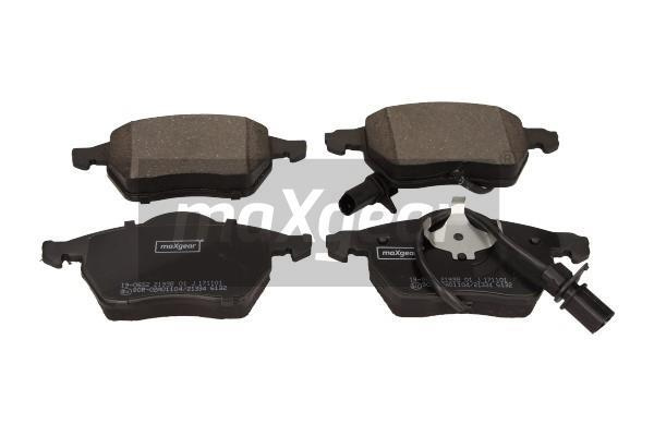 Set placute frana,frana disc punte fata (190652 MAXGEAR) AUDI,SEAT,SKODA,VW