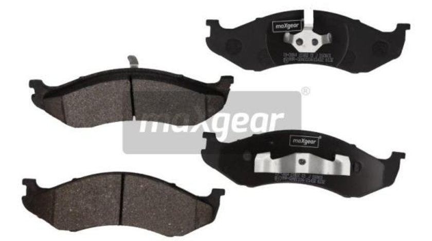 Set placute frana,frana disc punte fata (190884 MAXGEAR) JEEP,KIA