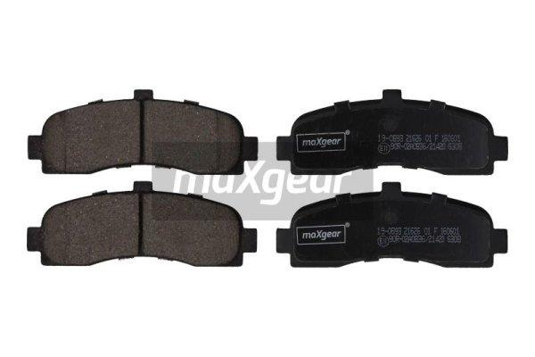 Set placute frana,frana disc punte fata (190893 MAXGEAR) NISSAN