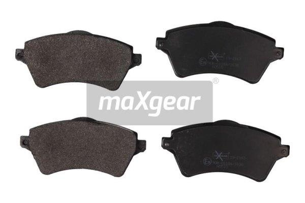 Set placute frana,frana disc punte fata (192163 MAXGEAR) LAND ROVER