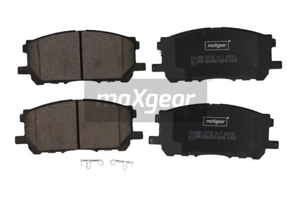 Set placute frana,frana disc punte fata (192880 MAXGEAR) LEXUS,TOYOTA