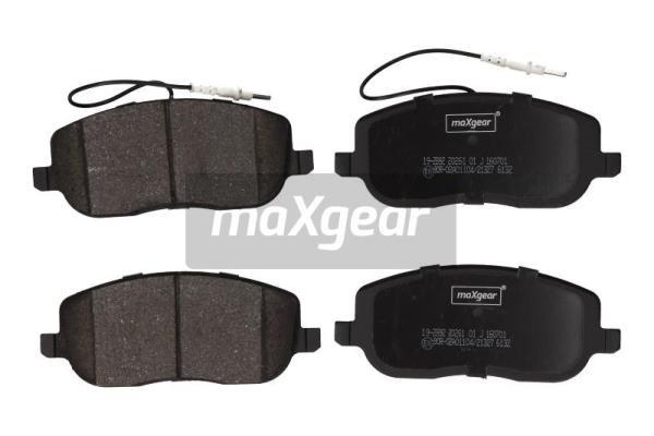 Set placute frana,frana disc punte fata (192892 MAXGEAR) FIAT