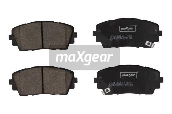 Set placute frana,frana disc punte fata (192924 MAXGEAR) KIA