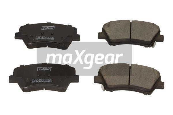 Set placute frana,frana disc punte fata (192927 MAXGEAR) HYUNDAI,KIA