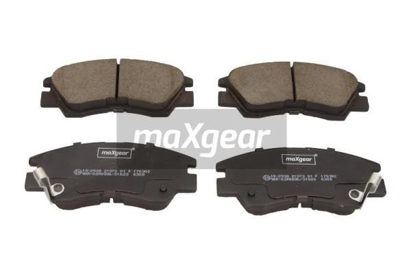 Set placute frana,frana disc punte fata (192938 MAXGEAR) HYUNDAI,MITSUBISHI