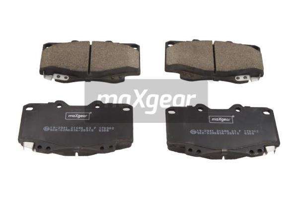 Set placute frana,frana disc punte fata (192941 MAXGEAR) TOYOTA