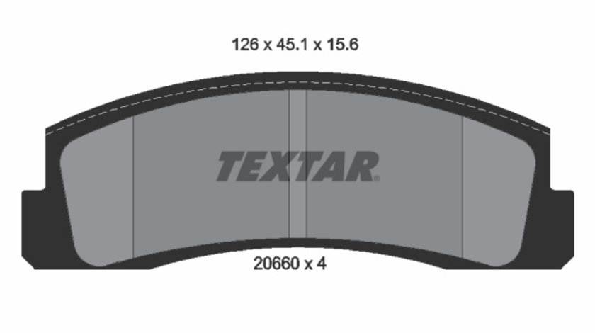 Set placute frana,frana disc punte fata (2066001 TEXTAR) LADA