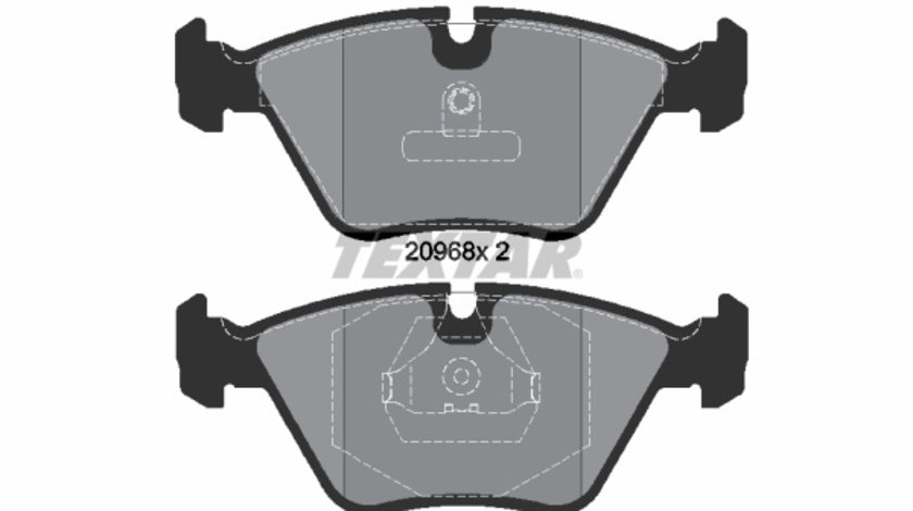 Set placute frana,frana disc punte fata (2096801 TEXTAR) BMW