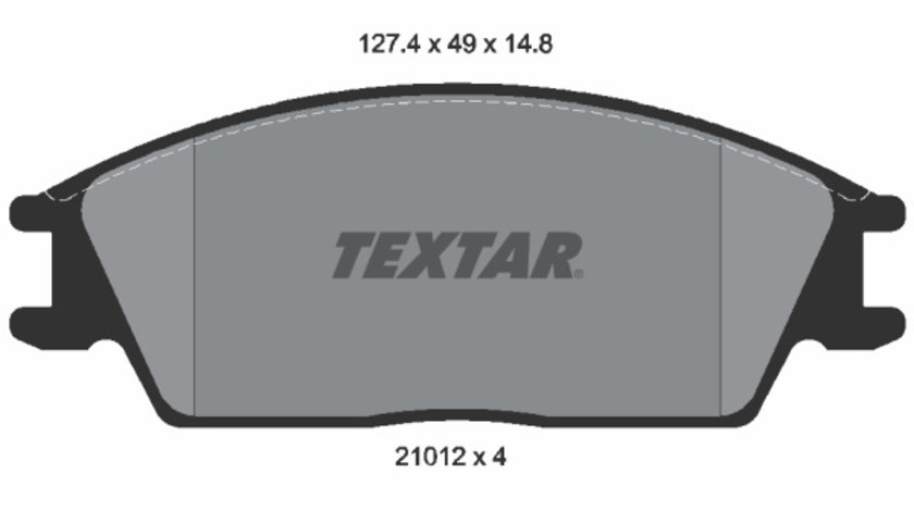 Set placute frana,frana disc punte fata (2101204 TEXTAR) HONDA,HYUNDAI