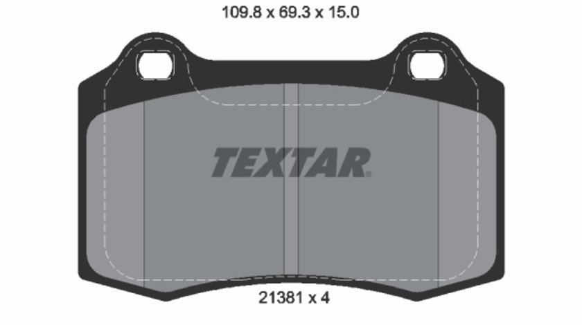 Set placute frana,frana disc punte fata (2138102 TEXTAR) Citroen,DAIMLER,DS,JAGUAR,LOTUS,PEUGEOT,SEAT,VOLVO