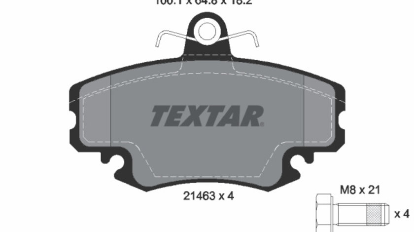 Set placute frana,frana disc punte fata (2146306 TEXTAR) ALPINE,DACIA,LADA,MAHINDRA RENAULT,NISSAN,PEUGEOT,RENAULT