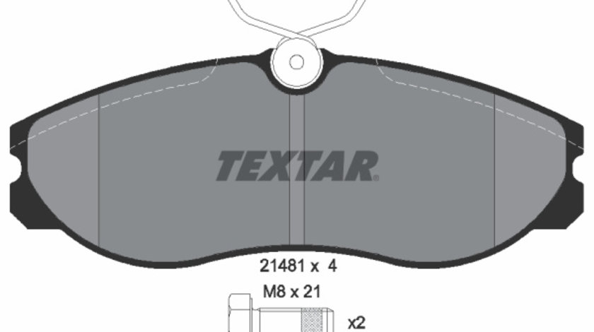 Set placute frana,frana disc punte fata (2148101 TEXTAR) FORD,LDV,NISSAN