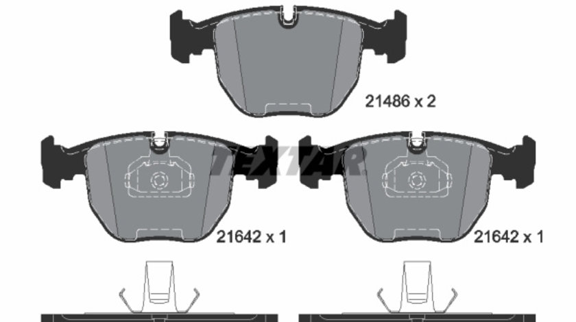 Set placute frana,frana disc punte fata (2148681 TEXTAR) ALPINA,BMW