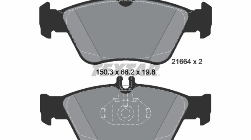 Set placute frana,frana disc punte fata (2166481 TEXTAR) MERCEDES-BENZ