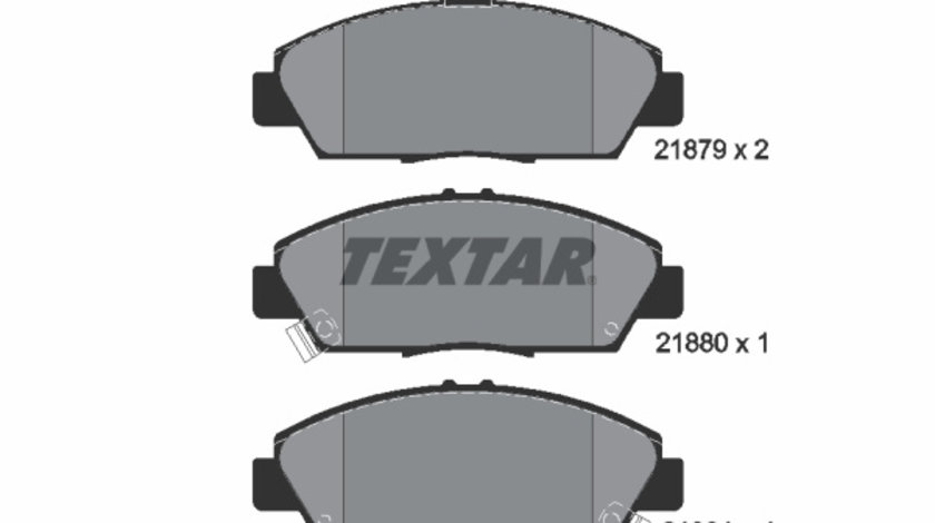 Set placute frana,frana disc punte fata (2187901 TEXTAR) HONDA,ROVER