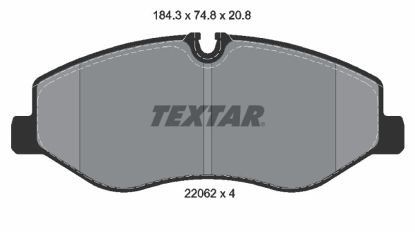 Set placute frana,frana disc punte fata (2206201 TEXTAR) LORINSER,MERCEDES-BENZ,MERCEDES-BENZ (FJDA)