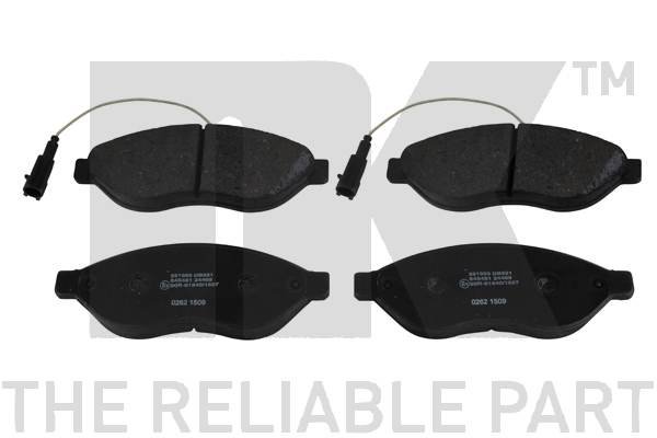 Set placute frana,frana disc punte fata (221959 NK) Citroen,FIAT,PEUGEOT
