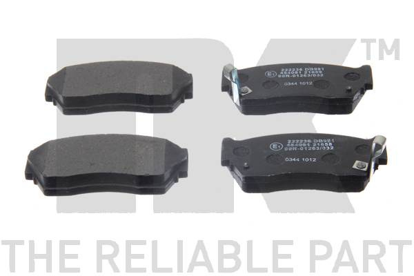 Set placute frana,frana disc punte fata (222236 NK) NISSAN