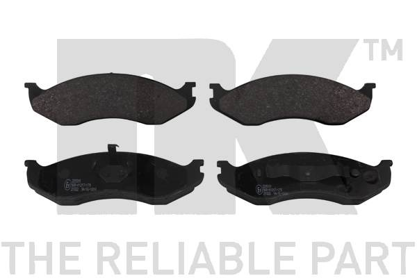 Set placute frana,frana disc punte fata (229310 NK) JEEP,KIA