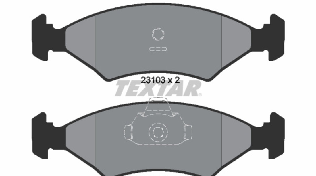 Set placute frana,frana disc punte fata (2310301 TEXTAR) FORD,MAZDA,TVR,VW,WESTFIELD