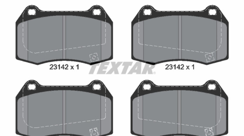 Set placute frana,frana disc punte fata (2314201 TEXTAR) HONDA,NISSAN