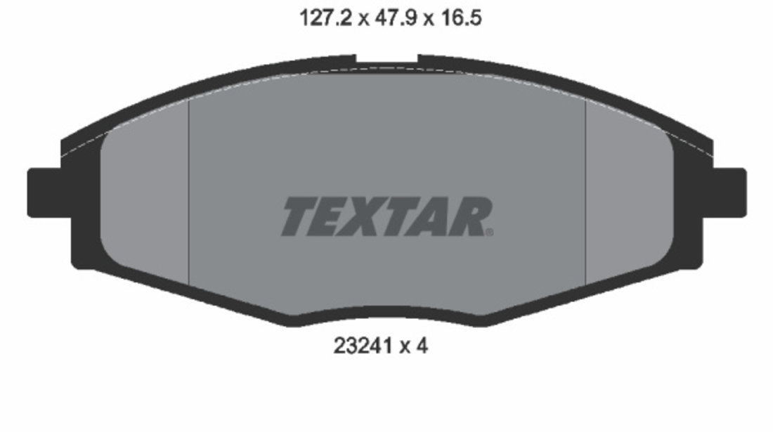 Set placute frana,frana disc punte fata (2324102 TEXTAR) BAOJUN (SGMW),CHANA,CHANGAN,CHERY,CHEVROLET,CHEVROLET (SGMW),DAEWOO,FSO,HAIMA (ZHENGZHOU),JMEV,PONTIAC,RAVON,ZAZ