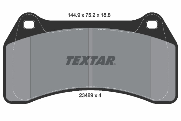 Set placute frana,frana disc punte fata (2348901 TEXTAR) JAGUAR