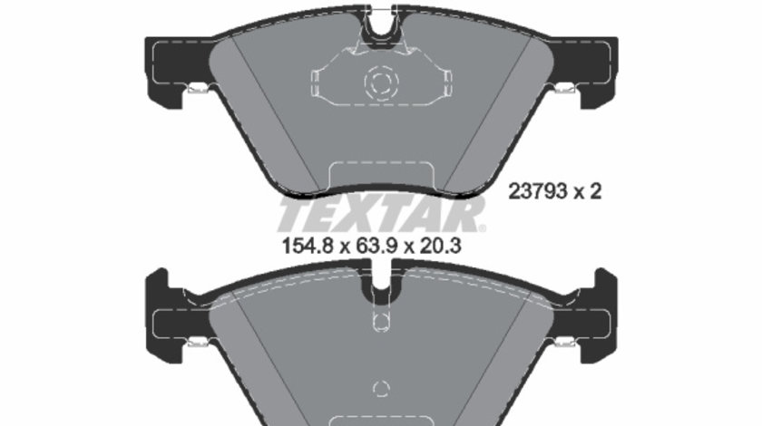 Set placute frana,frana disc punte fata (2379301 TEXTAR) BMW,BMW (BRILLIANCE)