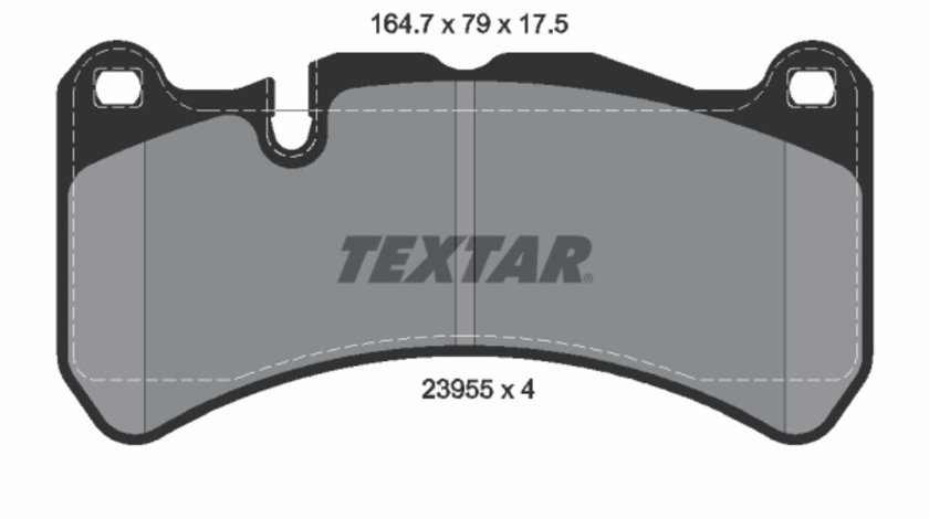 Set placute frana,frana disc punte fata (2395501 TEXTAR) FPV,MASERATI,MERCEDES-BENZ