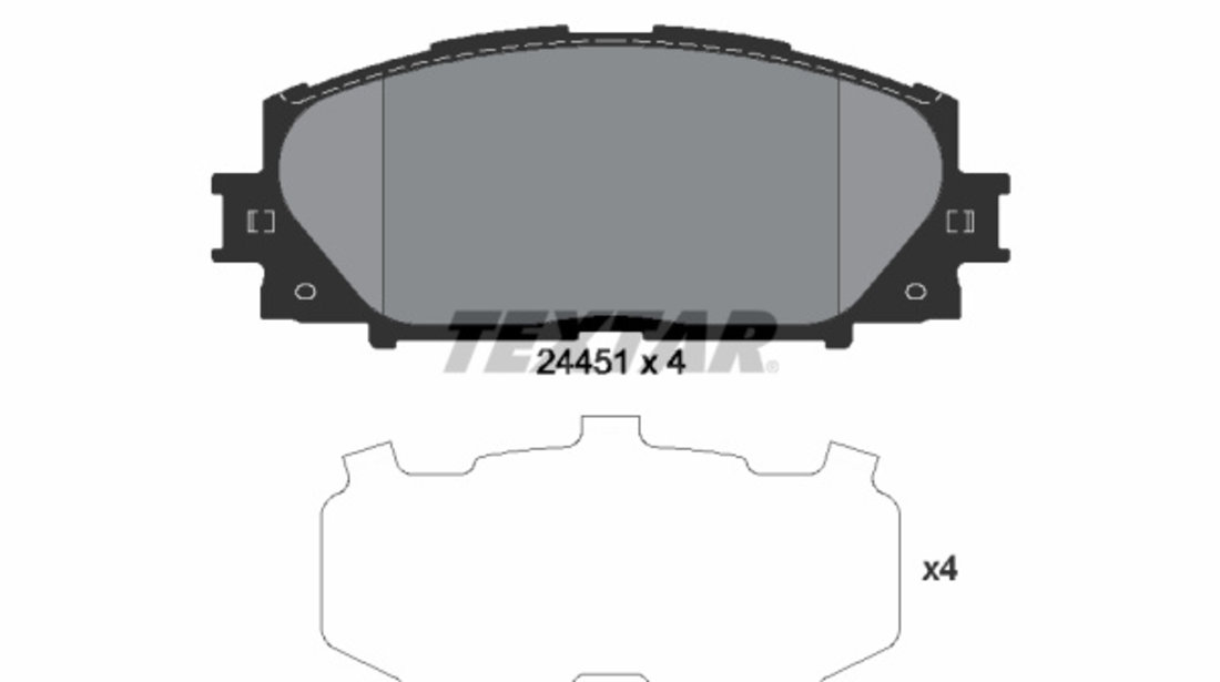 Set placute frana,frana disc punte fata (2445101 TEXTAR) DAIHATSU,GREAT WALL,LEXUS,LIFAN,TOYOTA,TOYOTA (FAW),TOYOTA (GAC),ZHONGHUA(BRILLIANCE),ZHONGXING (AUTO)