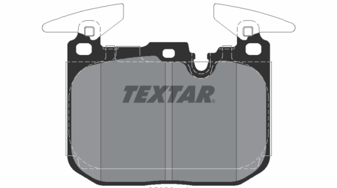 Set placute frana,frana disc punte fata (2502801 TEXTAR) BMW,BMW (BRILLIANCE)