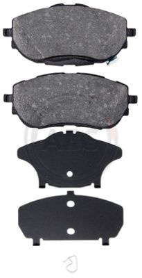 Set placute frana,frana disc punte fata (35025 ABS) TOYOTA