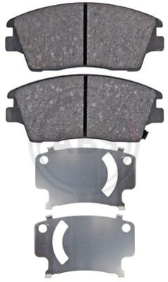 Set placute frana,frana disc punte fata (35121 ABS) HYUNDAI,KIA