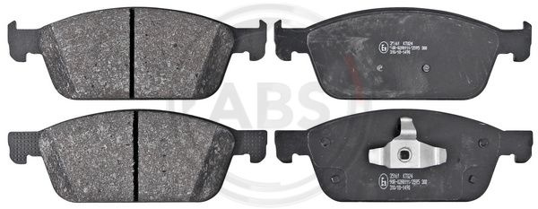 Set placute frana,frana disc punte fata (35161 ABS) FORD