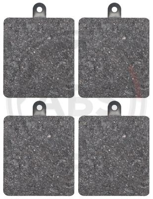 Set placute frana,frana disc punte fata (35162 ABS) JAGUAR,LANCIA,ROVER