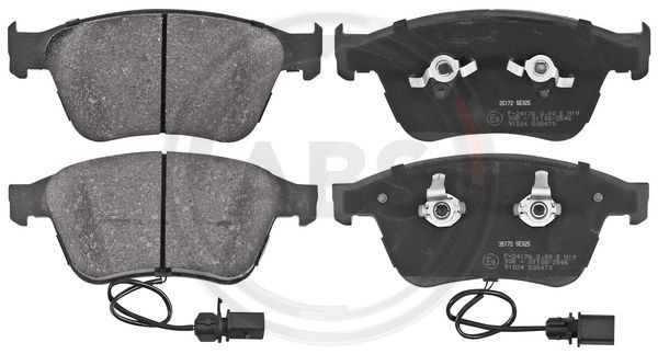 Set placute frana,frana disc punte fata (35172 ABS) BENTLEY