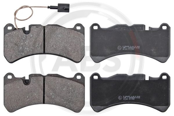 Set placute frana,frana disc punte fata (35173 ABS) MASERATI