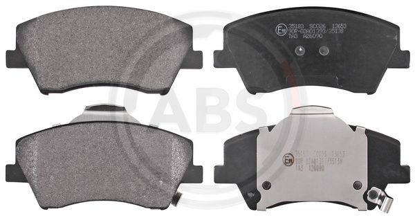 Set placute frana,frana disc punte fata (35183 ABS) HYUNDAI,KIA