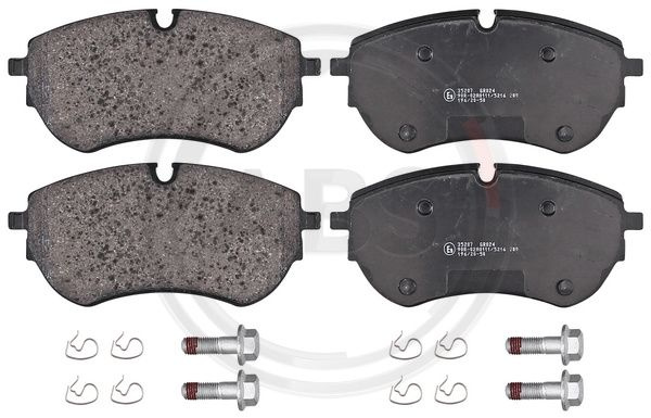 Set placute frana,frana disc punte fata (35207 ABS) VW