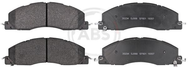 Set placute frana,frana disc punte fata (35234 ABS) DODGE,RAM
