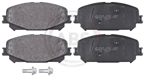 Set placute frana,frana disc punte fata (35239 ABS) RENAULT